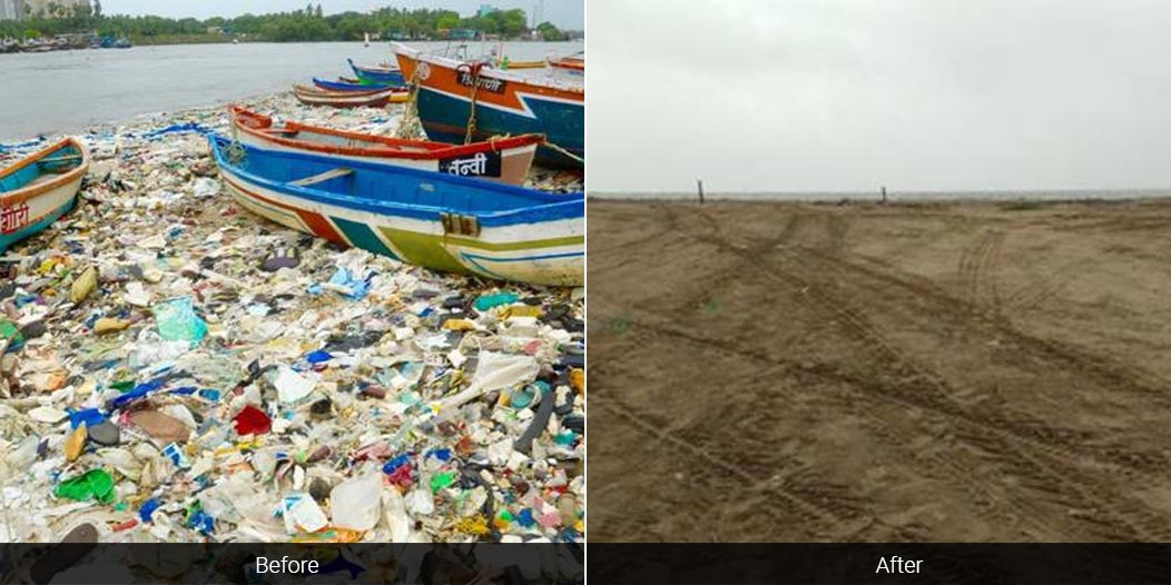 Mumbai's Versova Beach Undergoes Drastic Makeover In Mega Clean Up Drive